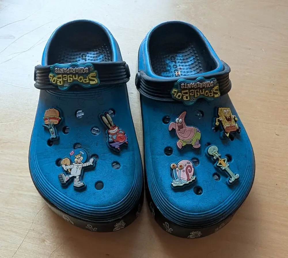 🧨Boys Spongebob J2 Crocs